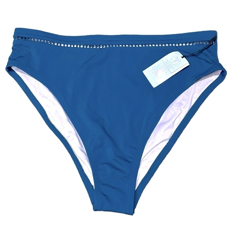 Shade & Shore Teal Bikini Bottoms Size Large (12-14) NWT